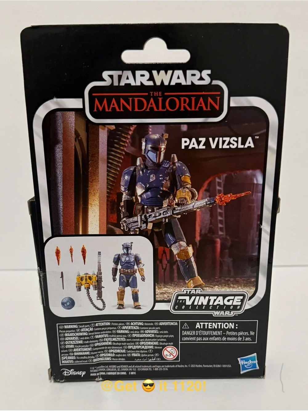 Star Wars The Mandalorian Paz Vizsla Deluxe Figure The Vintage Collection 2023